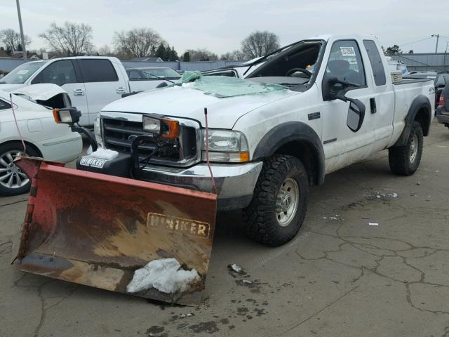 1FTNX21F12ED66068 - 2002 FORD F250 SUPER WHITE photo 2