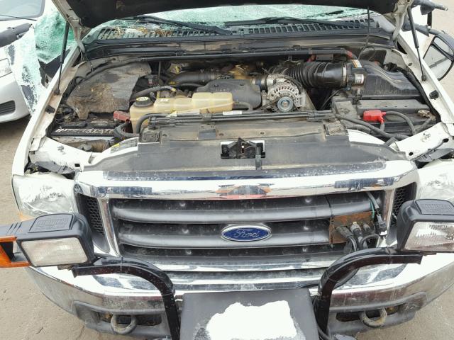 1FTNX21F12ED66068 - 2002 FORD F250 SUPER WHITE photo 7