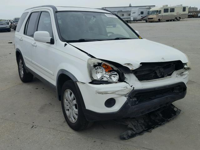 JHLRD78956C007575 - 2006 HONDA CR-V SE WHITE photo 1