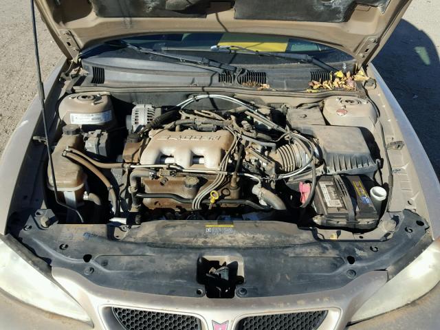 1G2NF52EX2M590461 - 2002 PONTIAC GRAND AM S GOLD photo 7