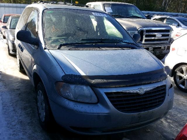 1C4GJ25373B219623 - 2003 CHRYSLER VOYAGER BLUE photo 1