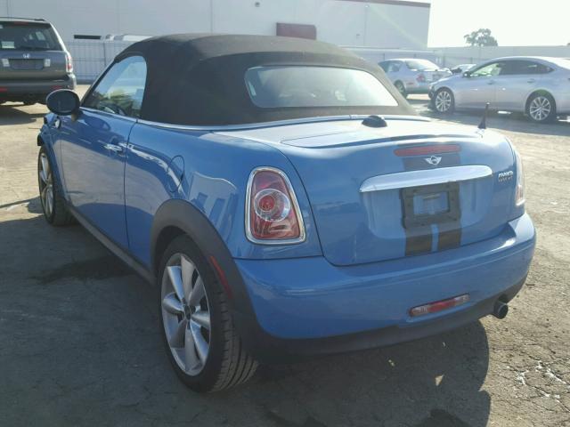 WMWSY1C52DT625502 - 2013 MINI COOPER ROA BLUE photo 3