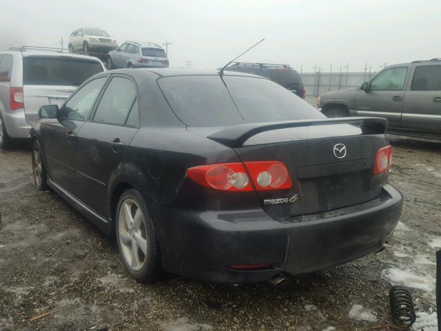 1YVHP80C955M25910 - 2005 MAZDA 6 I BLACK photo 3