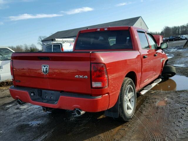 1C6RR7KT1FS752744 - 2015 RAM 1500 ST RED photo 4