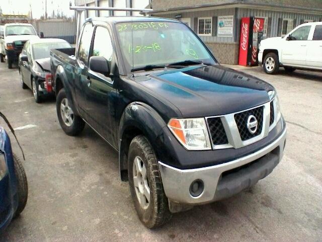 1N6AD06W25C449185 - 2005 NISSAN FRONTIER K BLACK photo 1