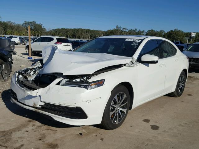 19UUB1F55GA013353 - 2016 ACURA TLX TECH WHITE photo 2