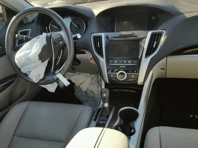 19UUB1F55GA013353 - 2016 ACURA TLX TECH WHITE photo 9