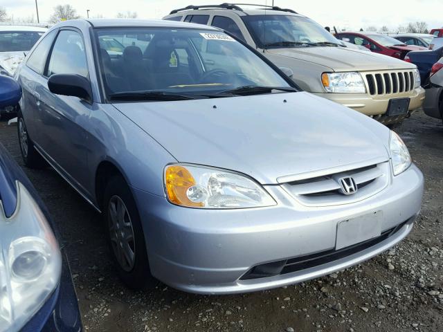 1HGEM22543L031321 - 2003 HONDA CIVIC LX SILVER photo 1