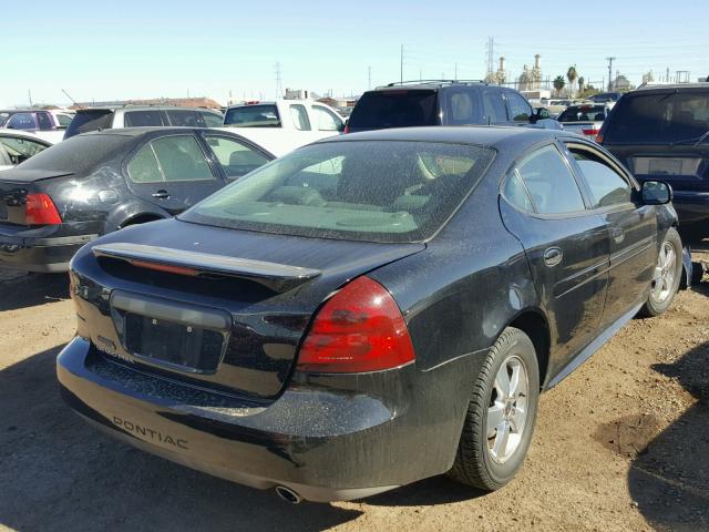 2G2WP522351192631 - 2005 PONTIAC GRAND PRIX BLACK photo 4