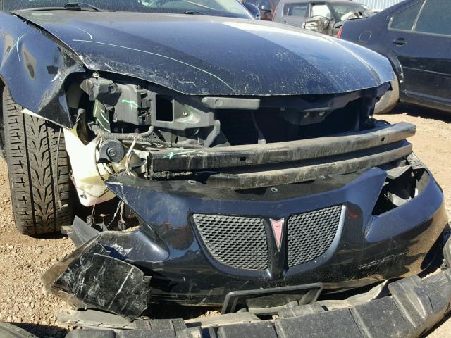 2G2WP522351192631 - 2005 PONTIAC GRAND PRIX BLACK photo 9