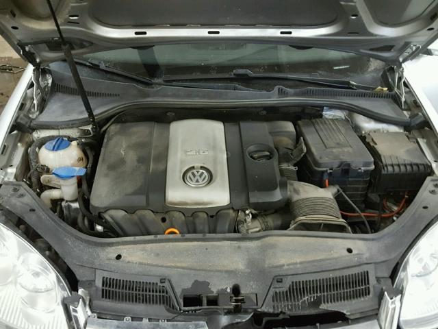 3VWEF71K67M192137 - 2007 VOLKSWAGEN JETTA WOLF SILVER photo 7