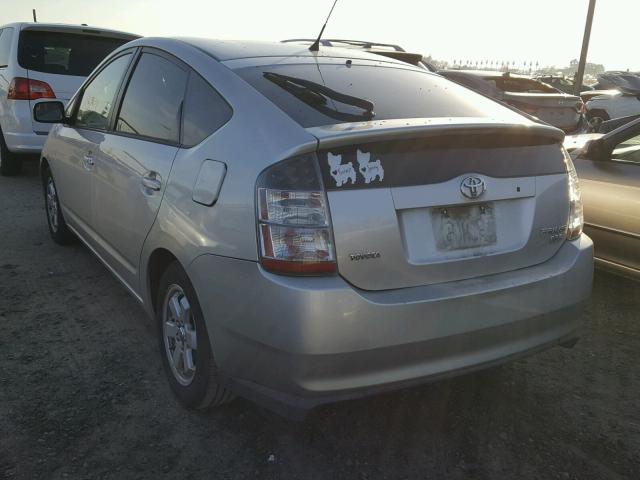 JTDKB20U757044920 - 2005 TOYOTA PRIUS SILVER photo 3