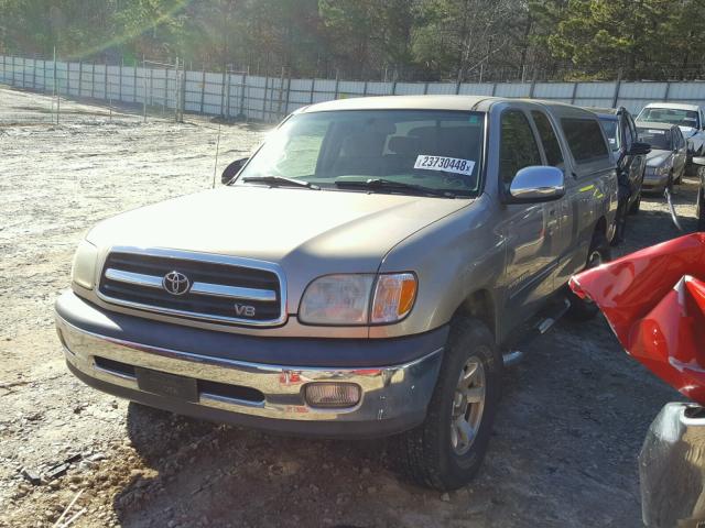 5TBRT341X1S216500 - 2001 TOYOTA TUNDRA ACC TAN photo 2