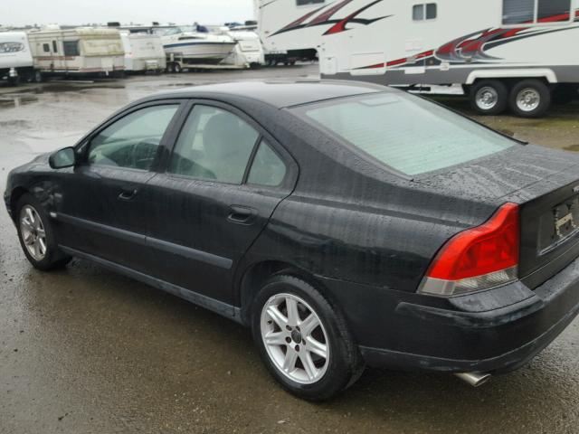 YV1RS58D112077868 - 2001 VOLVO S60 2.4T BLACK photo 3