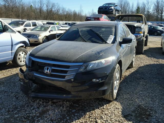 5J6TF1H51AL005820 - 2010 HONDA ACCORD CRO BLACK photo 2