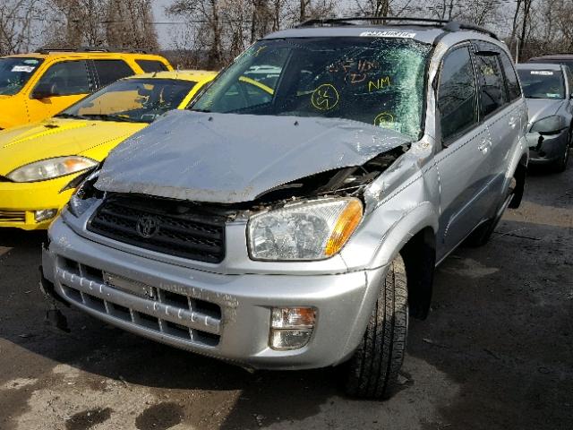 JTEHH20V826044438 - 2002 TOYOTA RAV4 SILVER photo 2