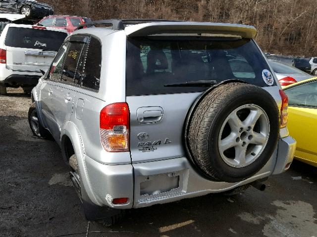 JTEHH20V826044438 - 2002 TOYOTA RAV4 SILVER photo 3