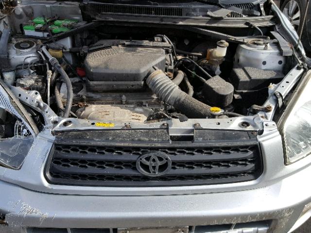 JTEHH20V826044438 - 2002 TOYOTA RAV4 SILVER photo 7