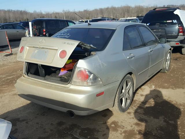 JTHBD182810002815 - 2001 LEXUS IS 300 SILVER photo 4