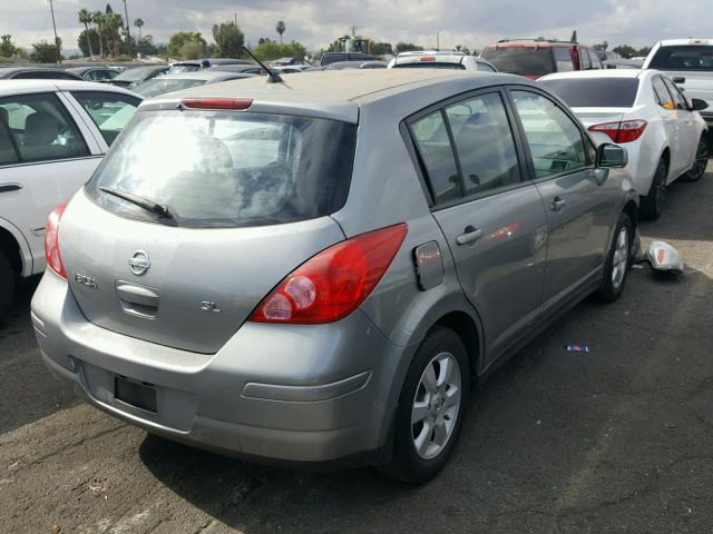 3N1BC13E29L388686 - 2009 NISSAN VERSA S SILVER photo 4