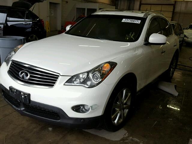 JNKAJ09F58M351529 - 2008 INFINITI EX35 WHITE photo 2