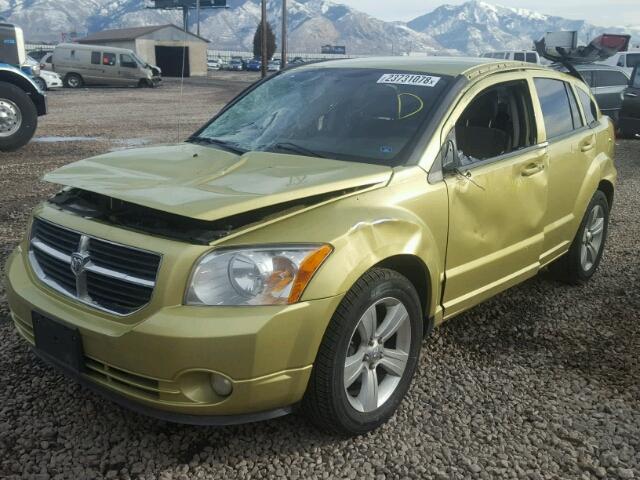 1B3CB3HA7AD567517 - 2010 DODGE CALIBER MA GREEN photo 2