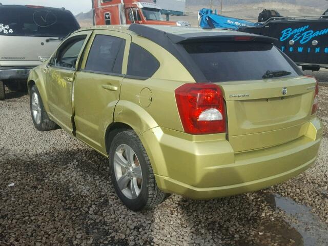 1B3CB3HA7AD567517 - 2010 DODGE CALIBER MA GREEN photo 3