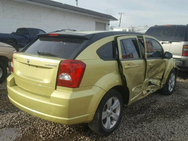 1B3CB3HA7AD567517 - 2010 DODGE CALIBER MA GREEN photo 4