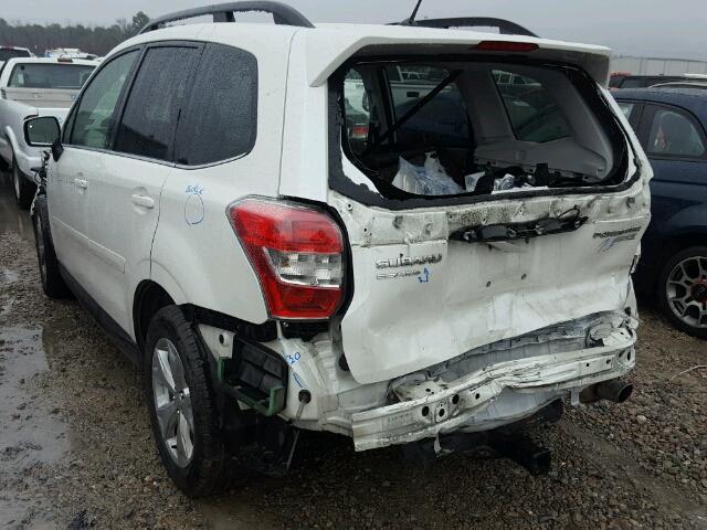 JF2SJAHC0FH489294 - 2015 SUBARU FORESTER 2 WHITE photo 3