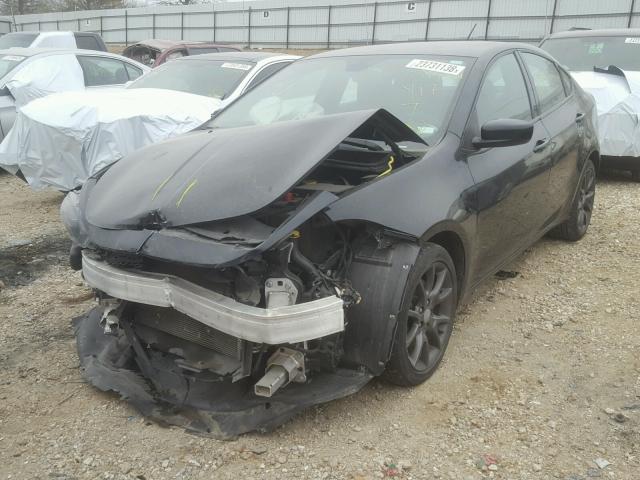 1C3CDFAAXFD375430 - 2015 DODGE DART SE TAN photo 2