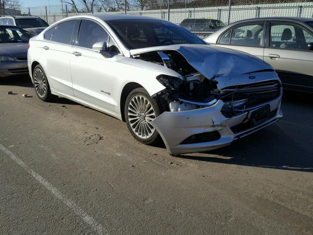 3FA6P0RUXER117478 - 2014 FORD FUSION TIT SILVER photo 1