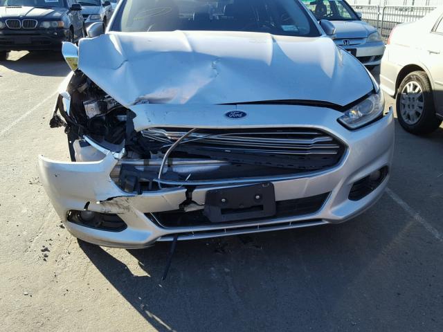 3FA6P0RUXER117478 - 2014 FORD FUSION TIT SILVER photo 7