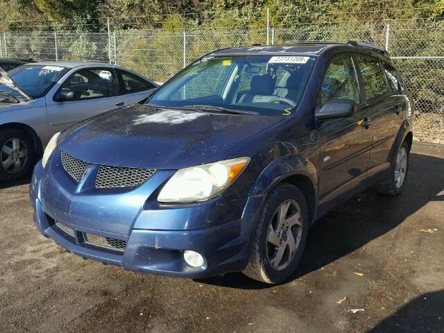 5Y2SL64883Z454032 - 2003 PONTIAC VIBE BLUE photo 2