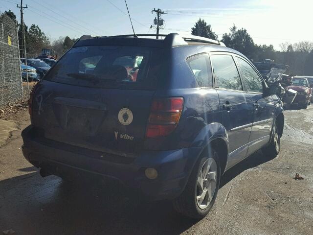 5Y2SL64883Z454032 - 2003 PONTIAC VIBE BLUE photo 4