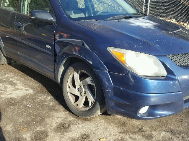 5Y2SL64883Z454032 - 2003 PONTIAC VIBE BLUE photo 9