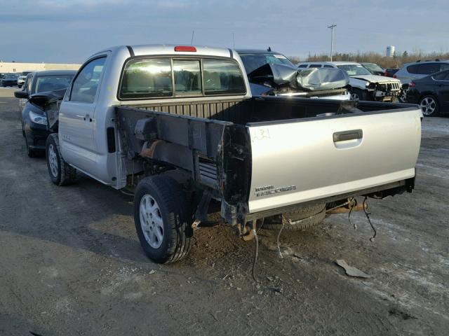 5TENX22N48Z490363 - 2008 TOYOTA TACOMA SILVER photo 3