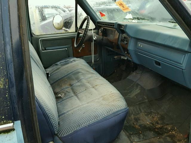 1FTFX25Z4BKA36581 - 1981 FORD F250 BLUE photo 5