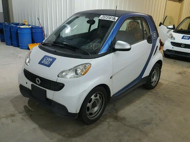 WMEEJ3BA9EK735485 - 2014 SMART FORTWO PUR WHITE photo 2