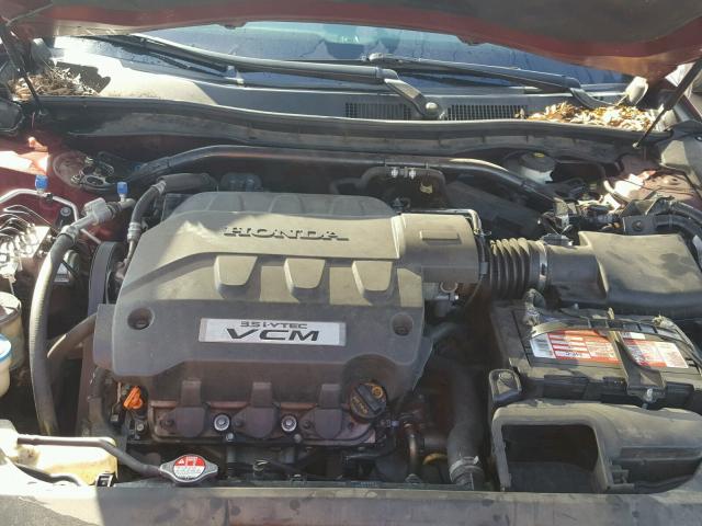 5J6TF1H31AL005542 - 2010 HONDA ACCORD CRO MAROON photo 7