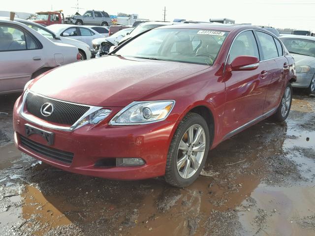 JTHCE1KS3A0026613 - 2010 LEXUS GS 350 RED photo 2