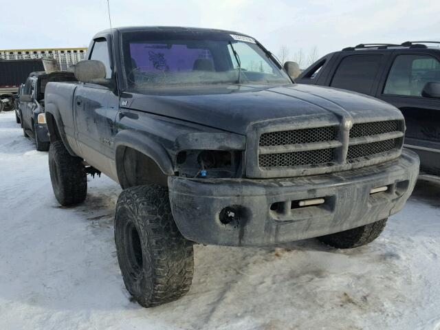 1B7HF16Y81S153283 - 2001 DODGE RAM 1500 BLACK photo 1