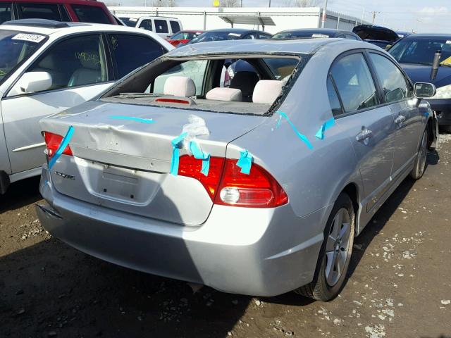 1HGFA16837L062920 - 2007 HONDA CIVIC EX Gümüş foto 4