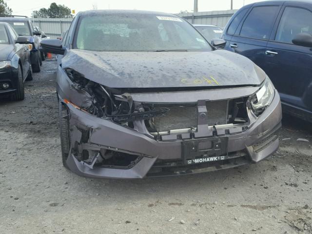 19XFC2F74GE247914 - 2016 HONDA CIVIC EX GRAY photo 9