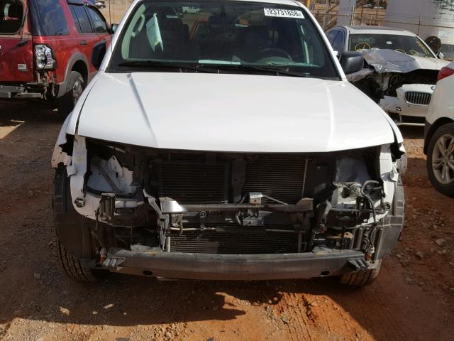 1N6BD0CT0AC445404 - 2010 NISSAN FRONTIER K WHITE photo 9