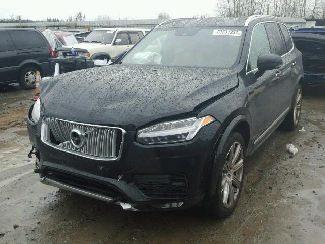 YV4A22PN8G1002494 - 2016 VOLVO XC90 T6 BLACK photo 2