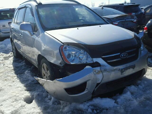 KNAFG526587179916 - 2008 KIA RONDO LX SILVER photo 1