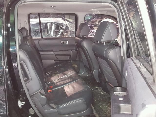 5FNYF4H88AB038453 - 2010 HONDA PILOT TOUR BLACK photo 6