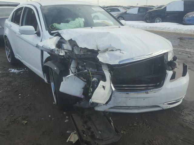 1C3CCBAB7EN210738 - 2014 CHRYSLER 200 LX WHITE photo 1