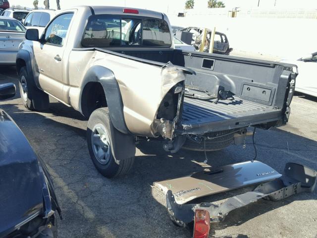 5TENX62N46Z250914 - 2006 TOYOTA TACOMA PRE GOLD photo 3