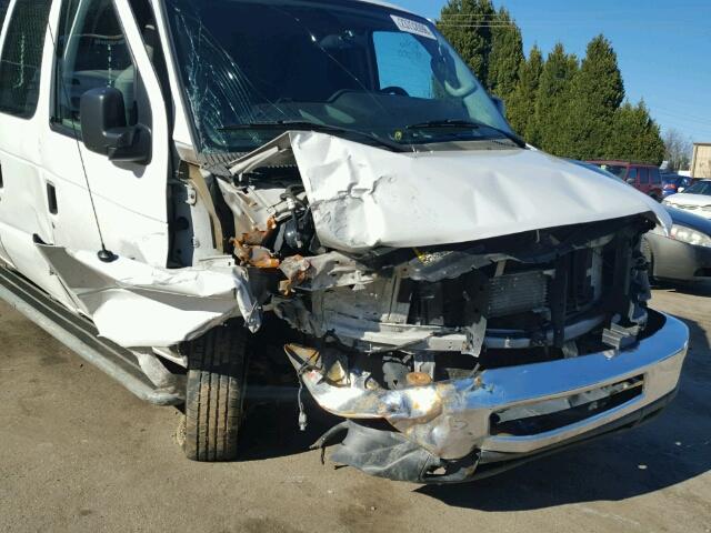 1FTNE2EW2CDA51349 - 2012 FORD ECONOLINE WHITE photo 9